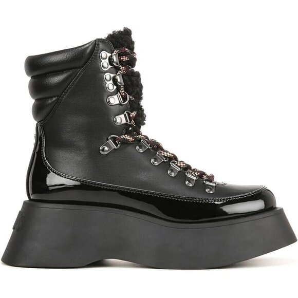 Circus NY by Sam Edelman Women's Gail Combat Boot, Black Size: 9.5 NIB - Picture 2 of 7